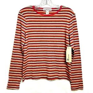 Jones New York T-Shirt NWT Size Vary Pink/Orange